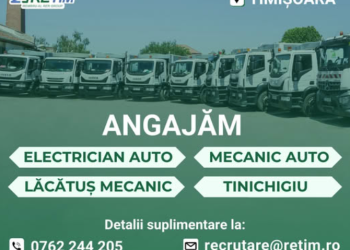 RETIM face angajări la Timișoara