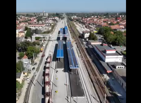 În gara din Lugoj au fost realizate primele peroane din țară cu panouri fotovoltaice