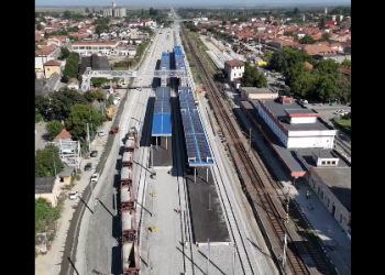 Se redeschide circulația feroviară în gara din Lugoj, după lucrările de modernizare