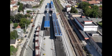 Se redeschide circulația feroviară în gara din Lugoj, după lucrările de modernizare