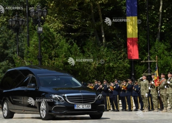 Ion Iliescu a fost înmormântat cu onoruri militare
