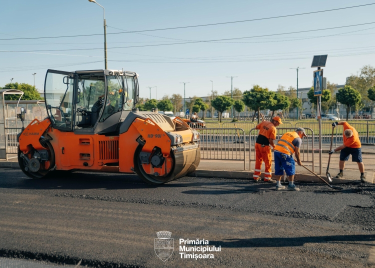 Principalele lucrări de reparații ale bulevardelor din Timișoara avansează