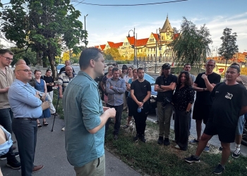 Viceprimarul Ruben Lațcău, întâlnire cu locuitorii din zona Gării de Nord