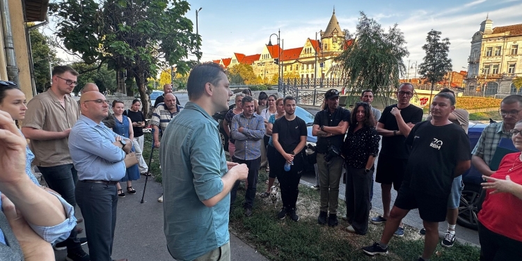 Viceprimarul Ruben Lațcău, întâlnire cu locuitorii din zona Gării de Nord