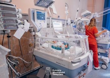 Secția Spitalului de Copii din Timișoara în care sunt tratați bebeluși în stare gravă, modernizată cu bani europeni FOTO