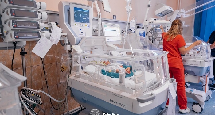 Secția Spitalului de Copii din Timișoara în care sunt tratați bebeluși în stare gravă, modernizată cu bani europeni FOTO