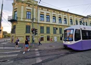 Primele tramvaie Armonia circulă pe linia 7 din Timișoara FOTO