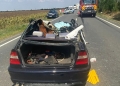 Două elicoptere SMURD intervin la un accident grav pe un drum din vestul țării! Un bărbat a murit FOTO
