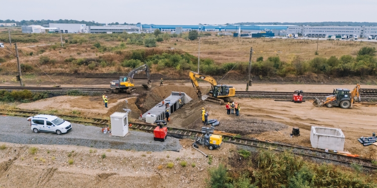 Circulație feroviară întreruptă în zona gării din Remetea Mare, în această săptămână