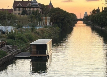 Viceprimarul Paula Romocean, după ce a apărut o construcție plutitoare la Timișoara: Bega nu este un teren de experiment pentru improvizații