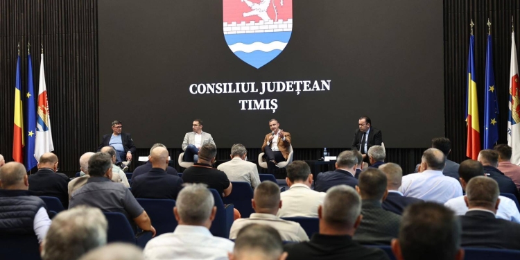 Primarii din Timiș, întâlnire cu cei din conducerea Consiliului Județean FOTO