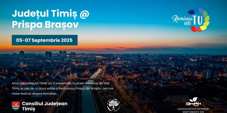 Visit Timiș prezintă atracțiile județului la cel mai mare festival despre România, la Brașov