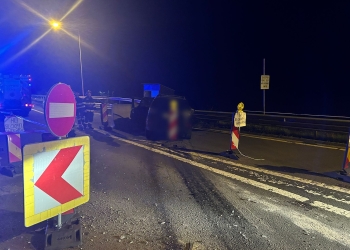 Copil de patru ani, rănit în urma unui accident pe autostrada A1, la Margina