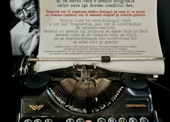 „Fiți oameni cu poezie!”, invitația scriitorului timișorean Robert Șerban