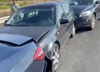 Patru mașini s-au ciocnit pe centura de sud a Timișoarei! O femeie a fost rănită