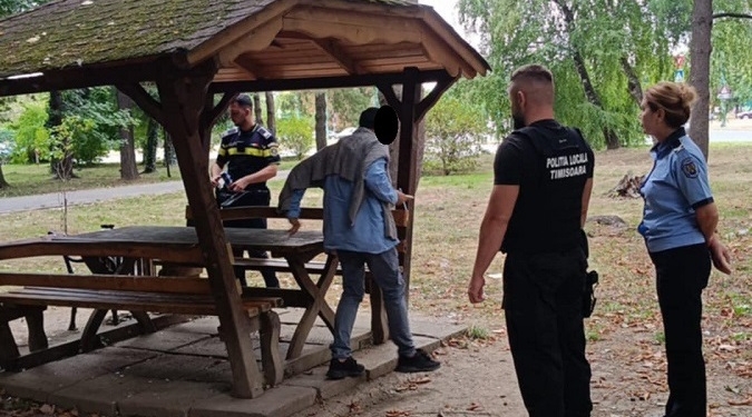 Amplă acțiune în Complexul Studențesc din Timișoara: curățenie și cerșetori ridicați FOTO