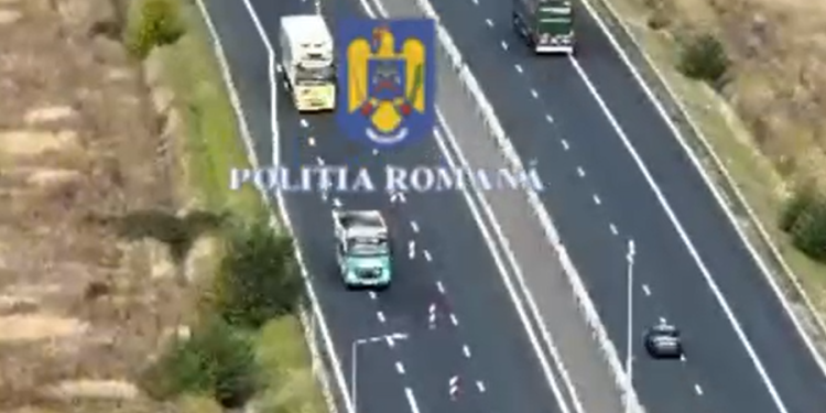 Razie pe Autostrada Vestului! Polițiștii au aplicat sute de amenzi