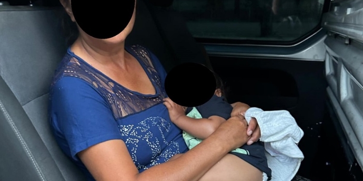 Un bărbat orb forțat de soție să apeleze la mila publică și o femeie cu un copil de doi ani la cerșit, depistați de polițiștii locali din Timișoara FOTO