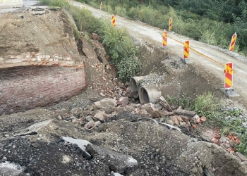 Podul de la Tapia s-a prăbușit! CJ Timiș, demersuri pentru a realiza o nouă construcție