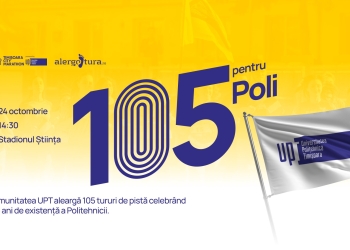 105 ture de stadion pentru 105 ani ai Universității Politehnica Timișoara