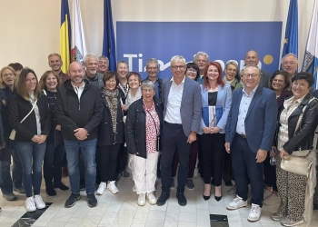 Vizită la Primăria Timișoara a unei delegații din districtul rural Karlsruhe FOTO