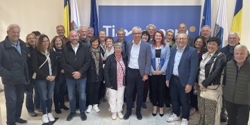 Vizită la Primăria Timișoara a unei delegații din districtul rural Karlsruhe FOTO