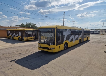 Viceprimarul Ruben Lațcău: „De luna viitoare, noile troleibuze vor fi pe traseu” FOTO