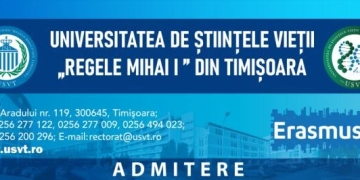 Ofertă educațională diversificată la Universitatea Științele Vieții „Regele Mihai I” din Timișoara