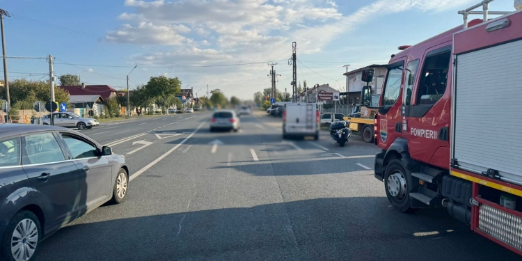 Bărbat rănit la Șag, după ce a căzut de pe motocicletă