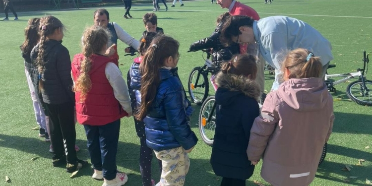 Mersul pe bicicletă se învață la școală, la Timișoara