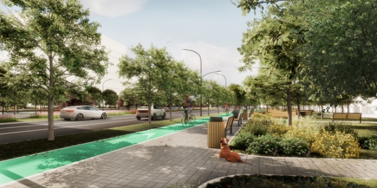 Benzi pentru autobuze, piste pentru biciclete și mai puține parcări – cum va arăta Magistrala Verde