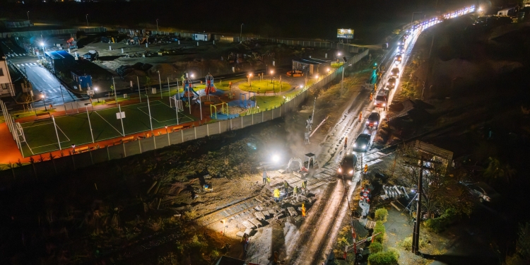 Trecerea peste calea ferată de la Săcălaz, în modernizare! Restricții în trafic și un tren anulat