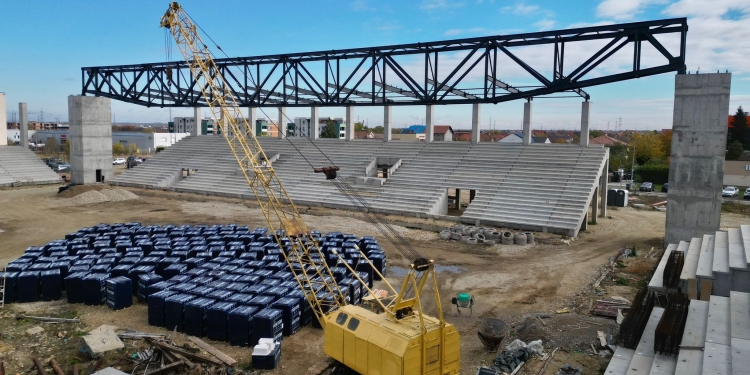 CJ Timiș, proiect votat privind alocarea a 20 milioane lei pentru Arena Eroii Timișoarei