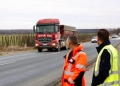 CJ Timiș modernizează drumul ce leagă descărcarea de pe autostrada A1, după Giarmata, până la limita cu județul Arad FOTO