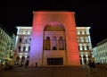 Clădirea Operei din Timișoara, iluminată în portocaliu de Ziua pentru Eliminarea Violenței împotriva Femeilor