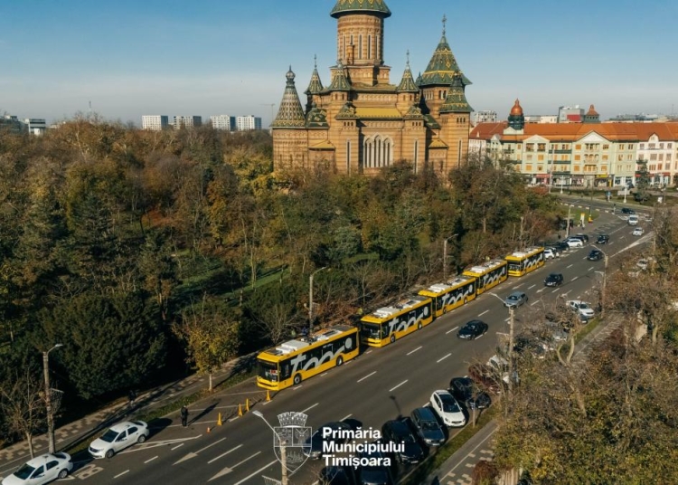 Primele troleibuze noi în Timișoara după 15 ani