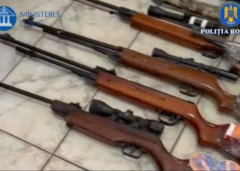 Zeci de percheziții la deținători de arme ilegale din județul Timiș