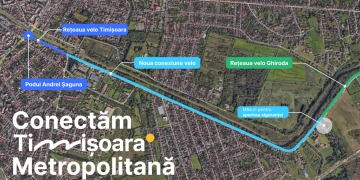 Kilometri de piste noi pentru bicicliștii din Timișoara