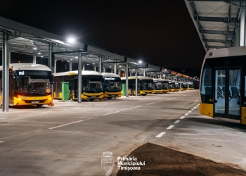 Platforma de încărcare pentru autobuzele electrice ale Timișoarei, finalizată