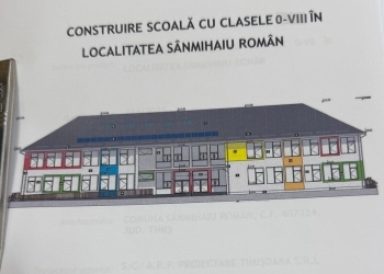 Investiție uriașă în comuna Sânmihaiu Român! Se construiește o școală nouă, cu aproape 4 milioane de euro