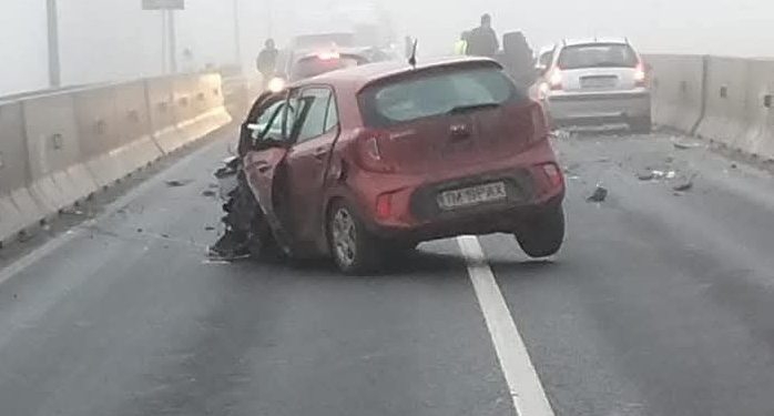Accident pe centura Timișoarei! Un șofer de 35 ani a ajuns la spital