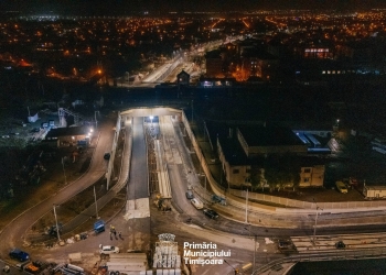 Ultimele etape înainte de a fi deschis traficul prin pasajul Solventul FOTO