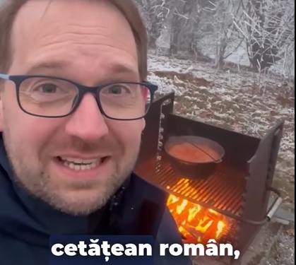 Ziua de naștere și obținerea cetățeniei române, sărbătorite la ceaun de Dominic Fritz