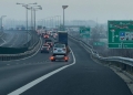 Coloană pe o lungime de 11 kilometri pe autostrada A1, în zona Margina