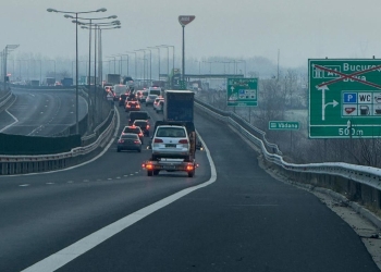 Coloană pe o lungime de 11 kilometri pe autostrada A1, în zona Margina
