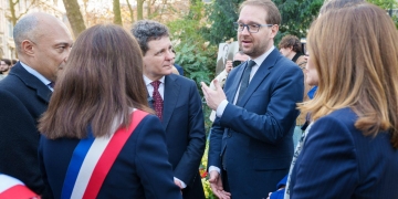 Dominic Fritz, primarul Timișoarei, alături de președintele țării în delegație la Paris
