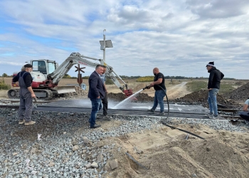Noi drumuri agricole între localitățile Utvin și Sânmihaiu German FOTO