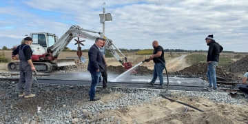 Noi drumuri agricole între localitățile Utvin și Sânmihaiu German FOTO