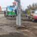 Primăria Sânmihaiu Român amenajează legătura dintre drumul județean și noua pasarelă din zona pieței FOTO