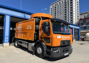 O nouă autospecială combinată de mare capacitate a intrat în dotarea Aquatim